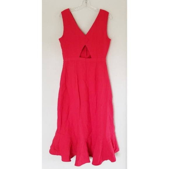 VICI Minka Button Down Ruffle Midi Dress - Picture 6 of 7